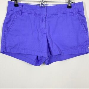J. Crew Purple Shorts Size 4